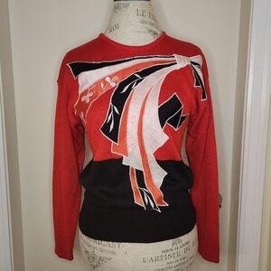 Vintage 80s Franco Valeri knit sweater